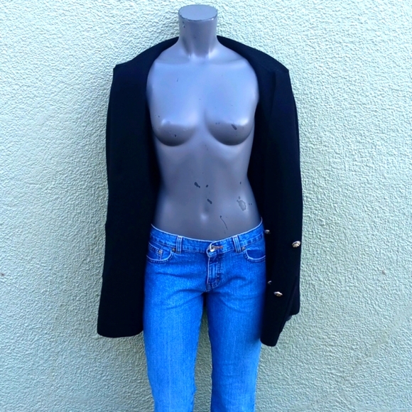 LAUREN RALPH LAUREN LADIES PURE MERINO WOOL CRESTED LUXURY BLAZER (HONG KONG) - Picture 9 of 17